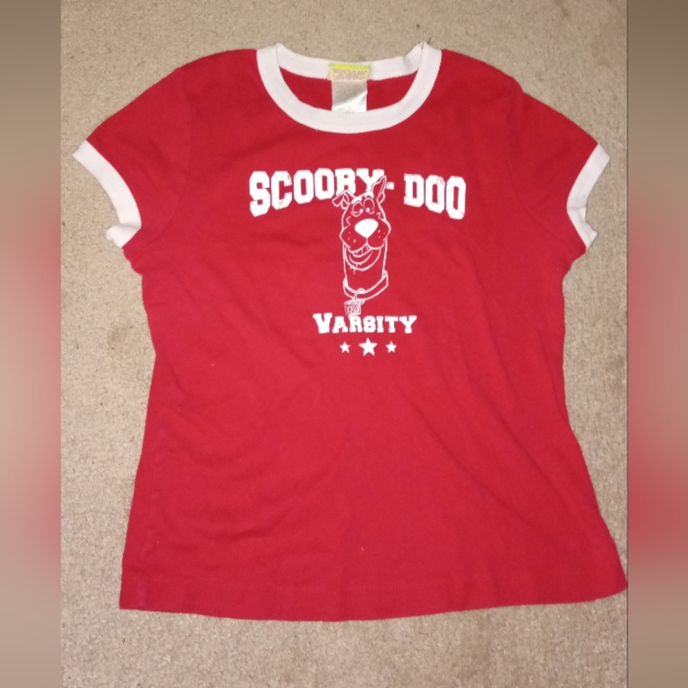 Scooby-Doo Varsity red t-shirt